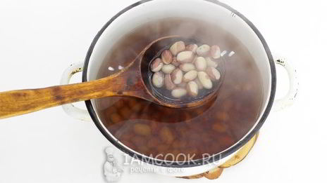 постный красный борщ