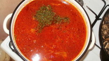 правильный украинский борщ