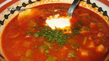 правильный украинский борщ