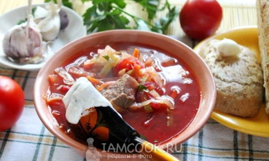 Рецепт русского борща