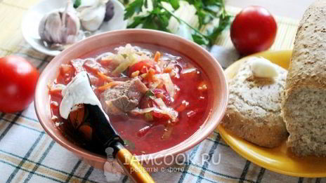 русский борщ