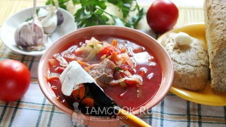 русский борщ