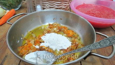 украинский борщ с пампушками