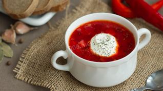 Вегетарианский борщ