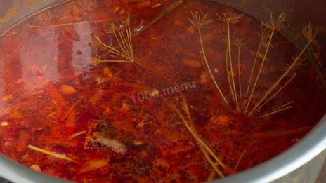 вегетарианский борщ