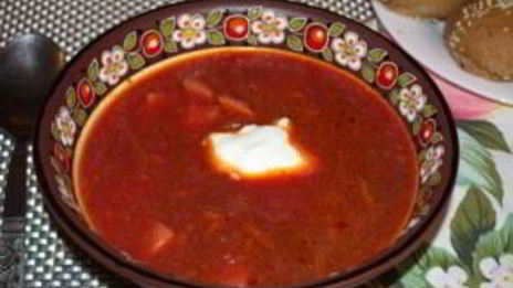 вкусный борщ с курицей