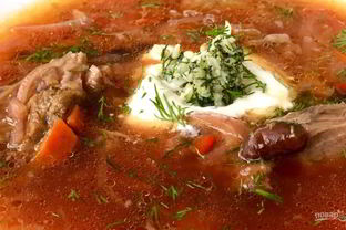 Вкусный домашний борщ