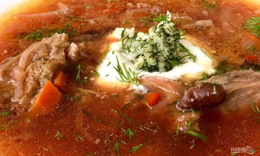 Рецепт вкусного домашнего борща