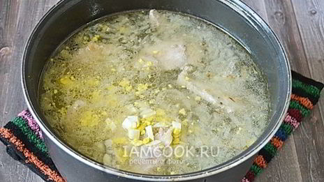 зеленый борщ в мультиварке