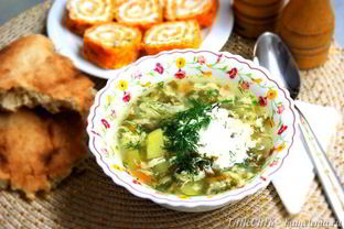 Зеленый борщ