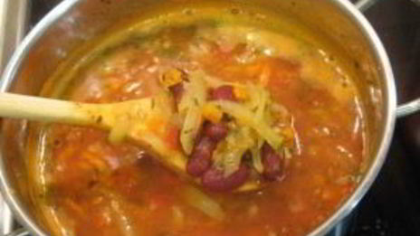 быстрый фасолевый суп