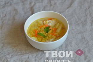 Гороховый суп с курицей