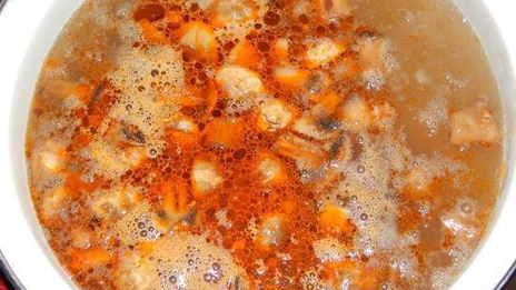 гречневый суп с грибами