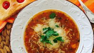 Итальянский чечевичный суп