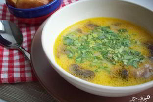 Итальянский суп с грибами