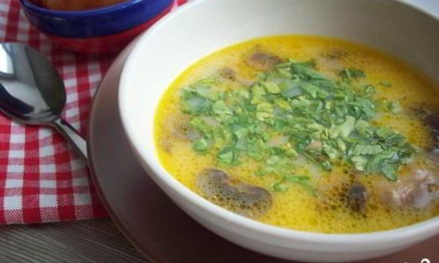 Рецепт итальянского супа с грибами