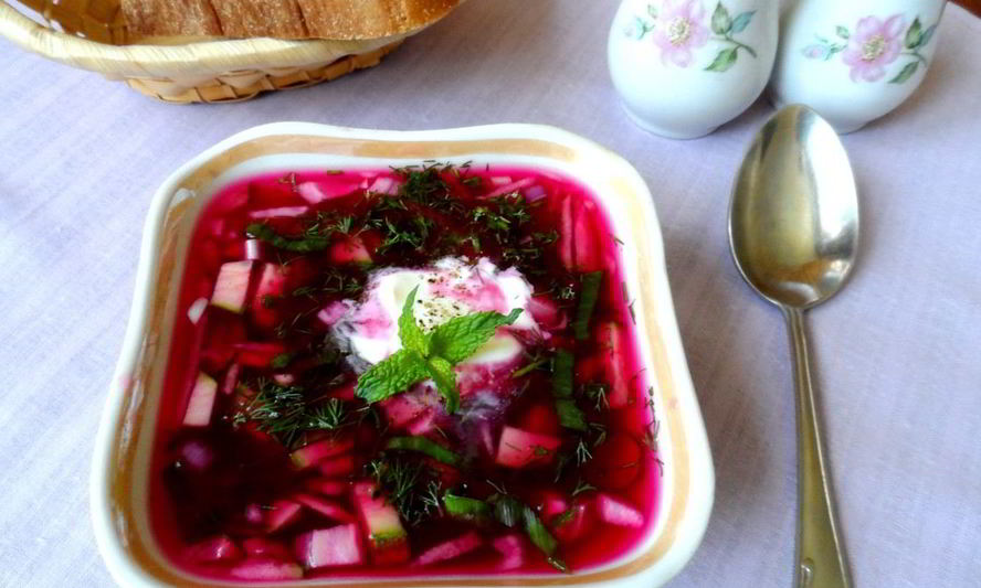 Рецепт холодника из свеклы