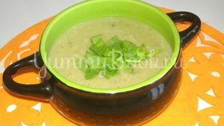 Крем-суп из кабачков и баклажан диетический в мультиварке