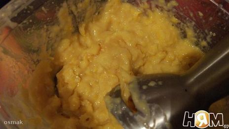 кукурузный крем-суп с курочкой и грибами