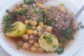 Кюфта бозбаш по-азербайджански суп с рисом и мясом