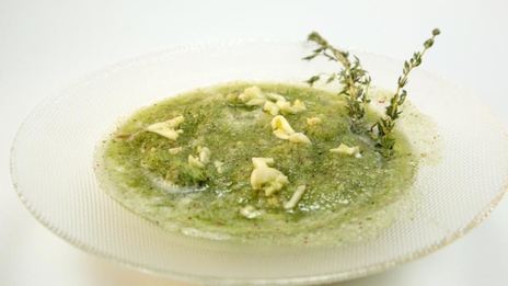 летний суп с картофелем и индейкой