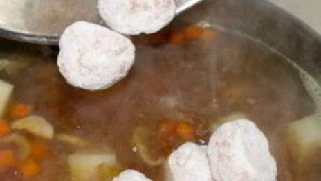 мексиканский фасолевый суп с фрикадельками