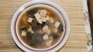 Мисо суп с креветками