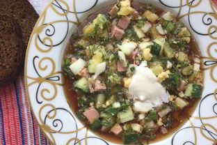 Окрошка на квасе