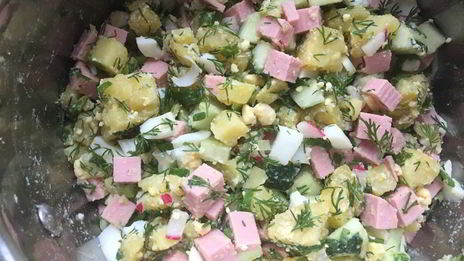 окрошка на квасе