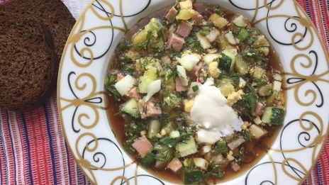 окрошка на квасе