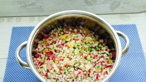 окрошка на сметане