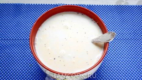 окрошка на сметане