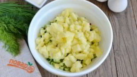 окрошка с колбасой