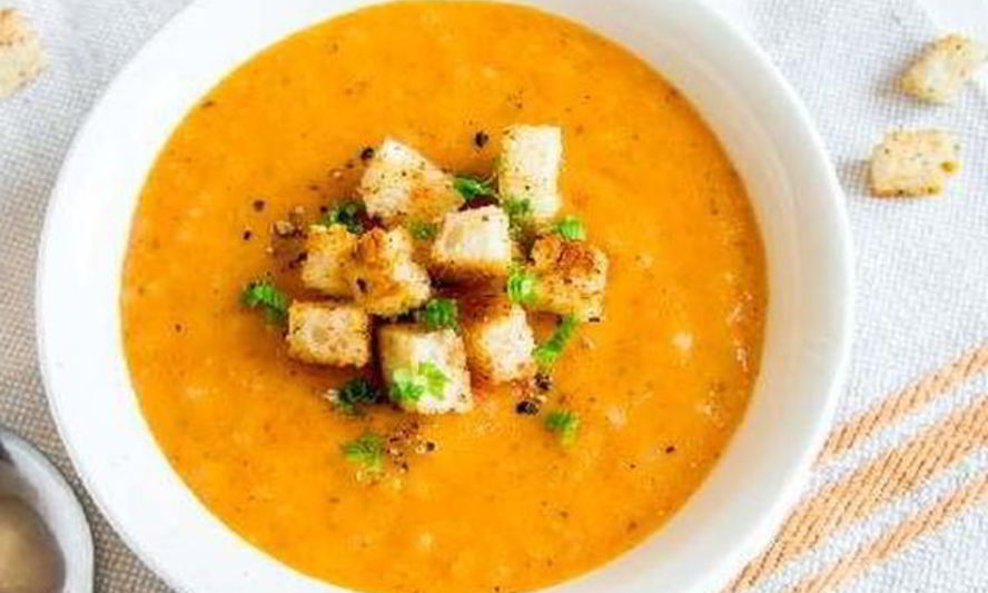 Рецепт острого морковного супа с курагой
