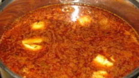 пивной суп в хлебе