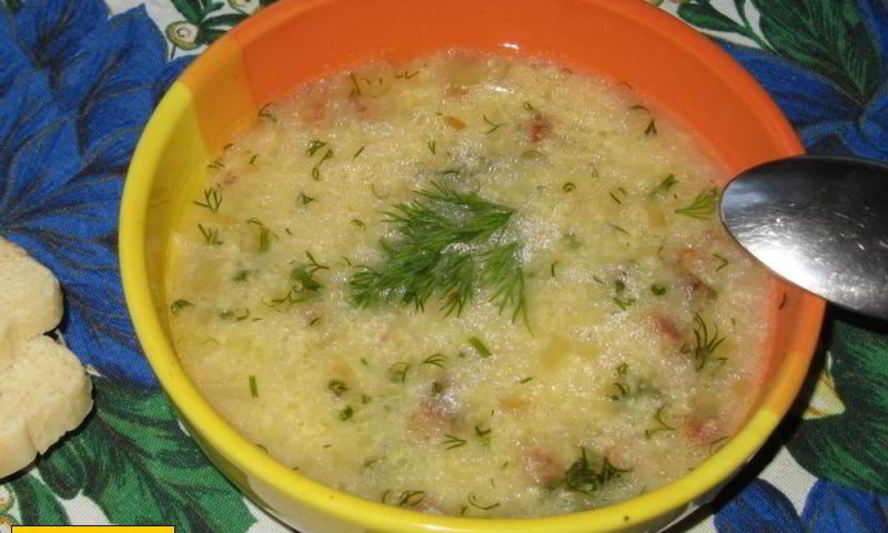 Рецепт полевого супа с пшеном