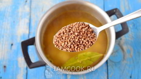 постный гречневый суп