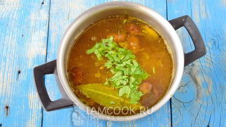 постный гречневый суп