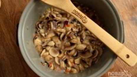 пшенный суп с грибами