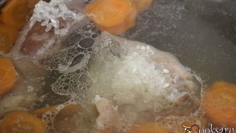 рисовый суп с бараниной и курицей