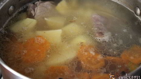 рисовый суп с бараниной и курицей