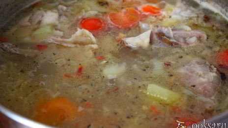 рисовый суп с бараниной и курицей