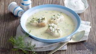 Рыбный суп с укропом