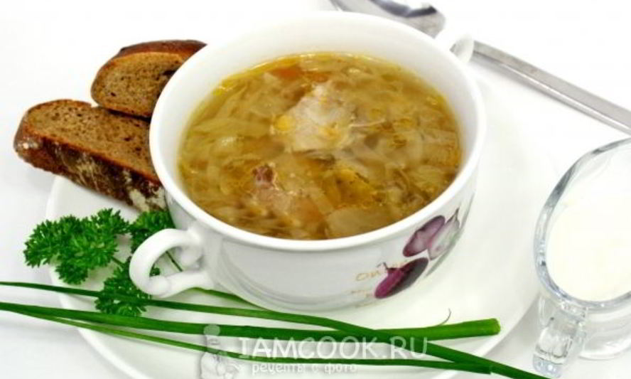 Рецепт щей из квашеной капусты в мультиварке