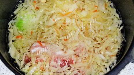 щи из квашеной капусты в мультиварке