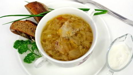 щи из квашеной капусты в мультиварке