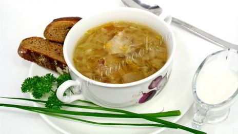 щи из квашеной капусты в мультиварке