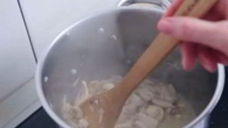 сливочно-грибной суп за 15 минут