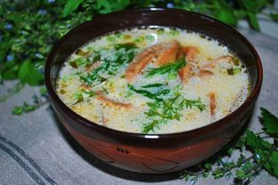 Сливочный суп с рыжиками