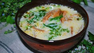 Сливочный суп с рыжиками